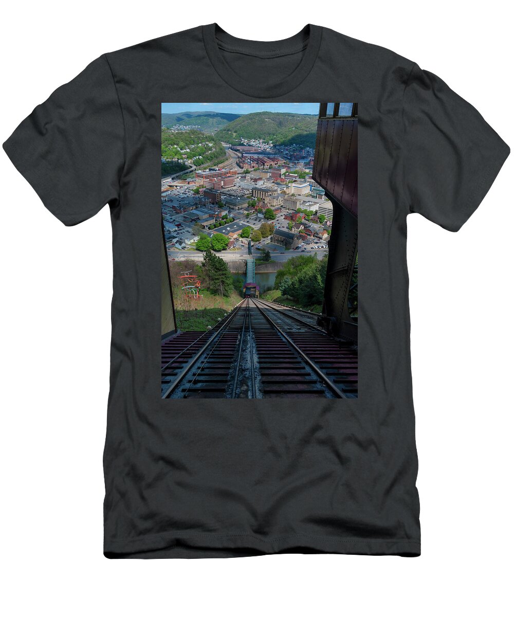 Johnstown Incline Plane T-Shirt featuring the photograph Johnstown Incline Plane by Arttography LLC