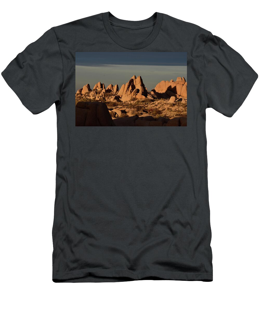 Joshua Tree T-Shirt featuring the photograph Jumbo Rocks in Joshua Tree by Ben Foster