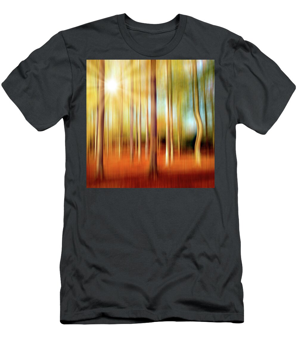 Forest T-Shirt featuring the photograph Just a Ripple by Philippe Sainte-Laudy