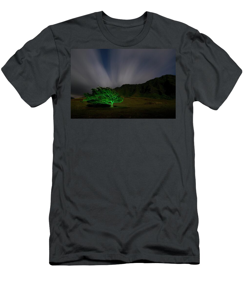 Kaaawa Valley T-Shirt featuring the photograph Tree of Life by David L Moore