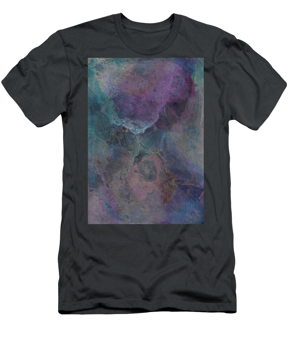 Kappa8 T-Shirt featuring the painting Kappa #8 Abstract by Sensory Art House