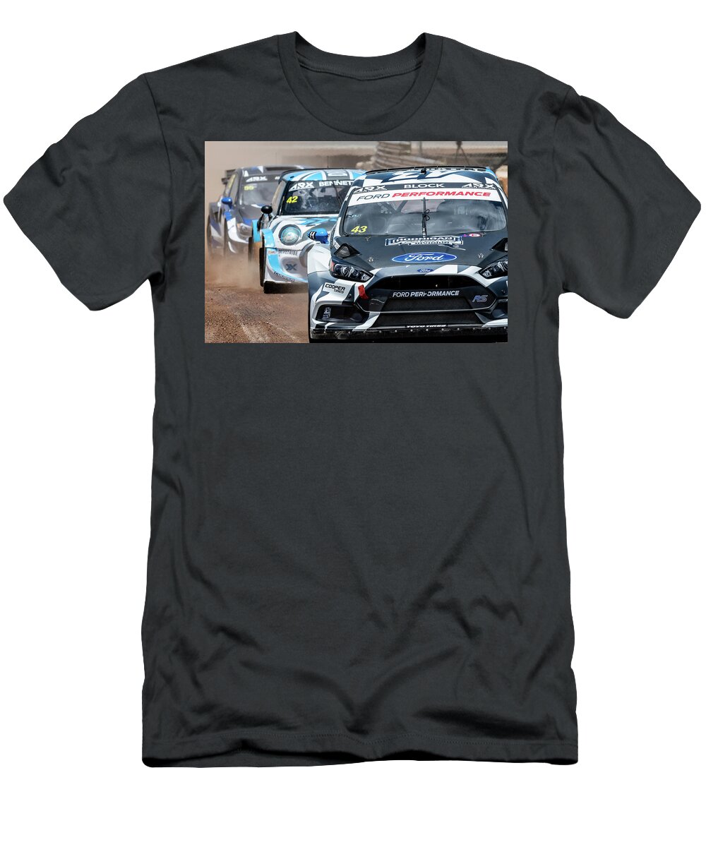 Arx T-Shirt featuring the photograph Ken Block at CoTA by Dave Wilson