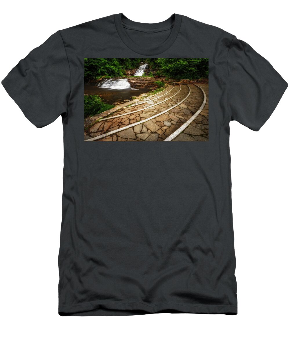 Kent Falls T-Shirt featuring the photograph Kent Falls CT by Susan Candelario