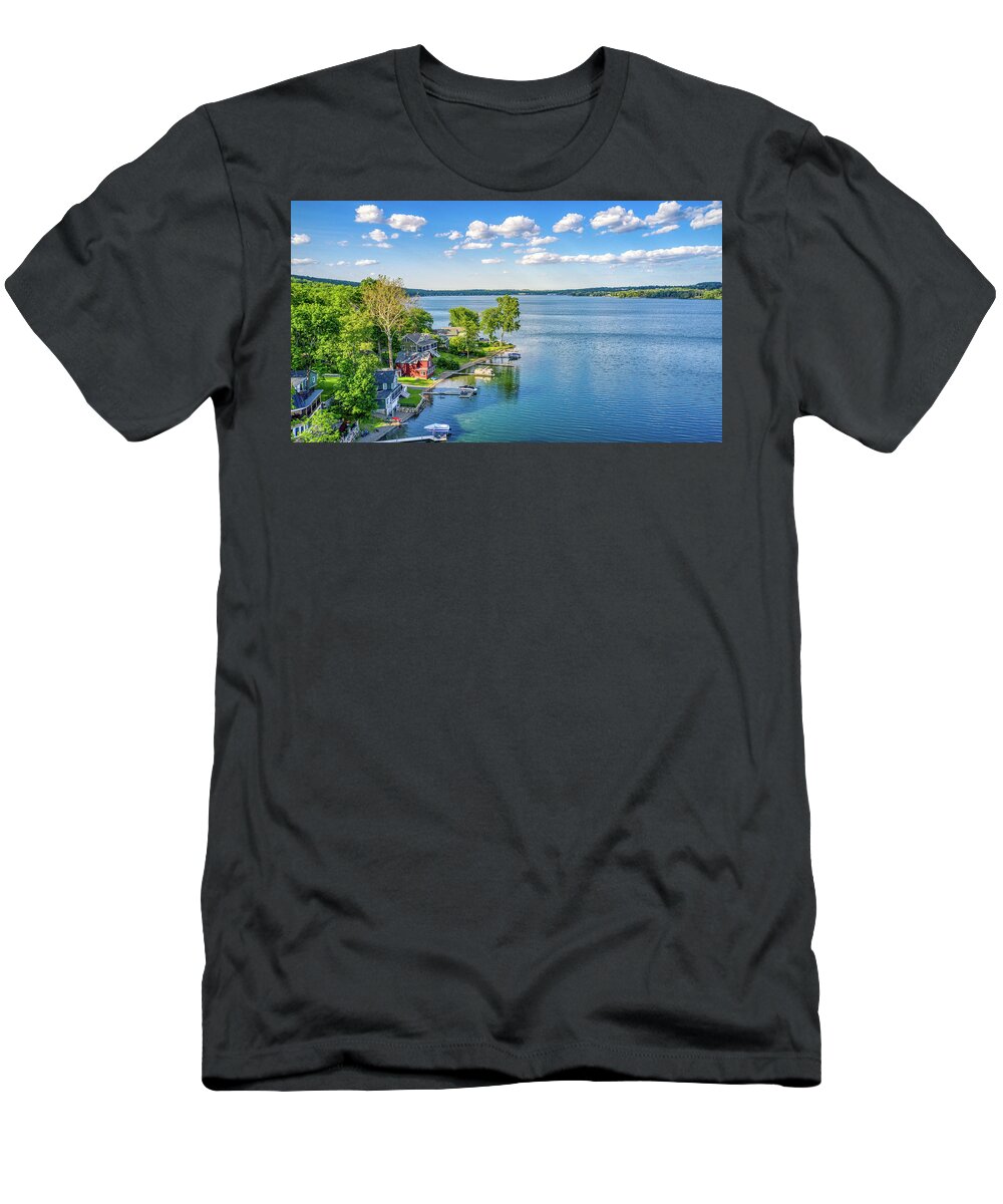Finger Lakes T-Shirt featuring the photograph Keuka Lake Summer 2019 by Anthony Giammarino