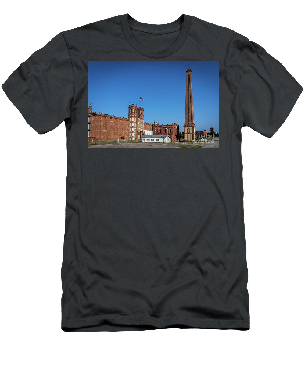 King Mill - Augusta Ga 2 T-Shirt featuring the photograph King Mill - Augusta GA 2 by Sanjeev Singhal