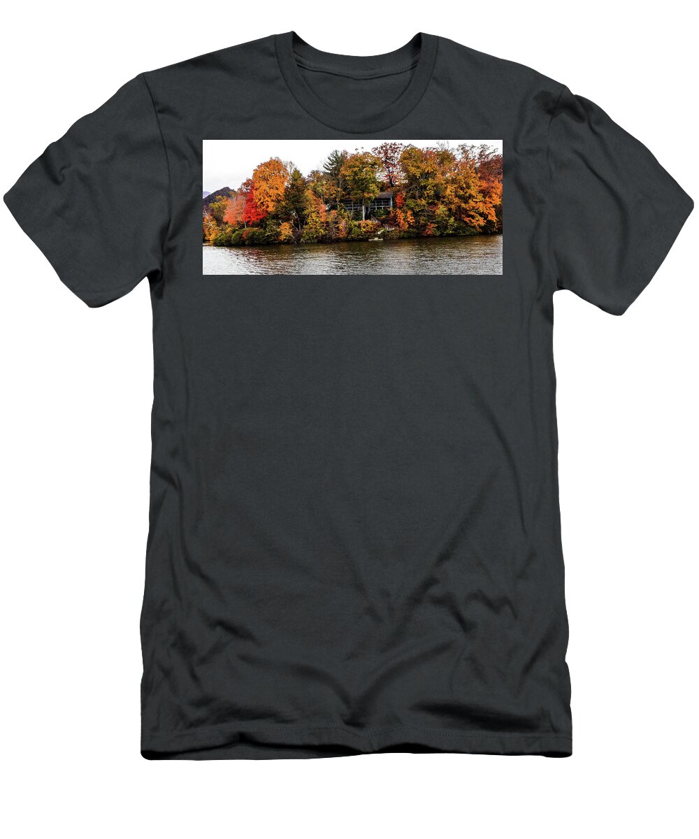 Colors T-Shirt featuring the photograph Lake colors by Chuck Brown