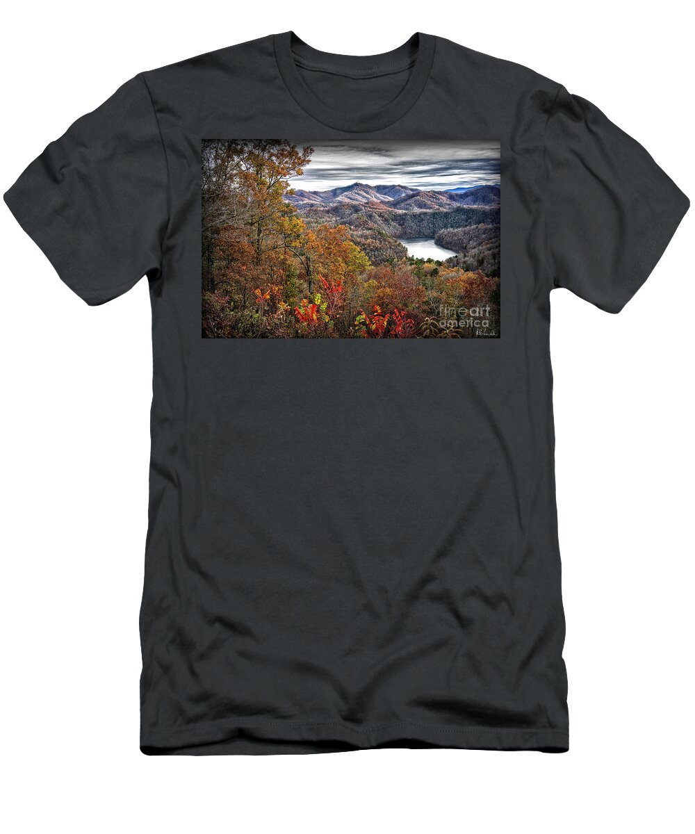 Lake T-Shirt featuring the photograph Lake Fontana, North Carolina by Walt Foegelle