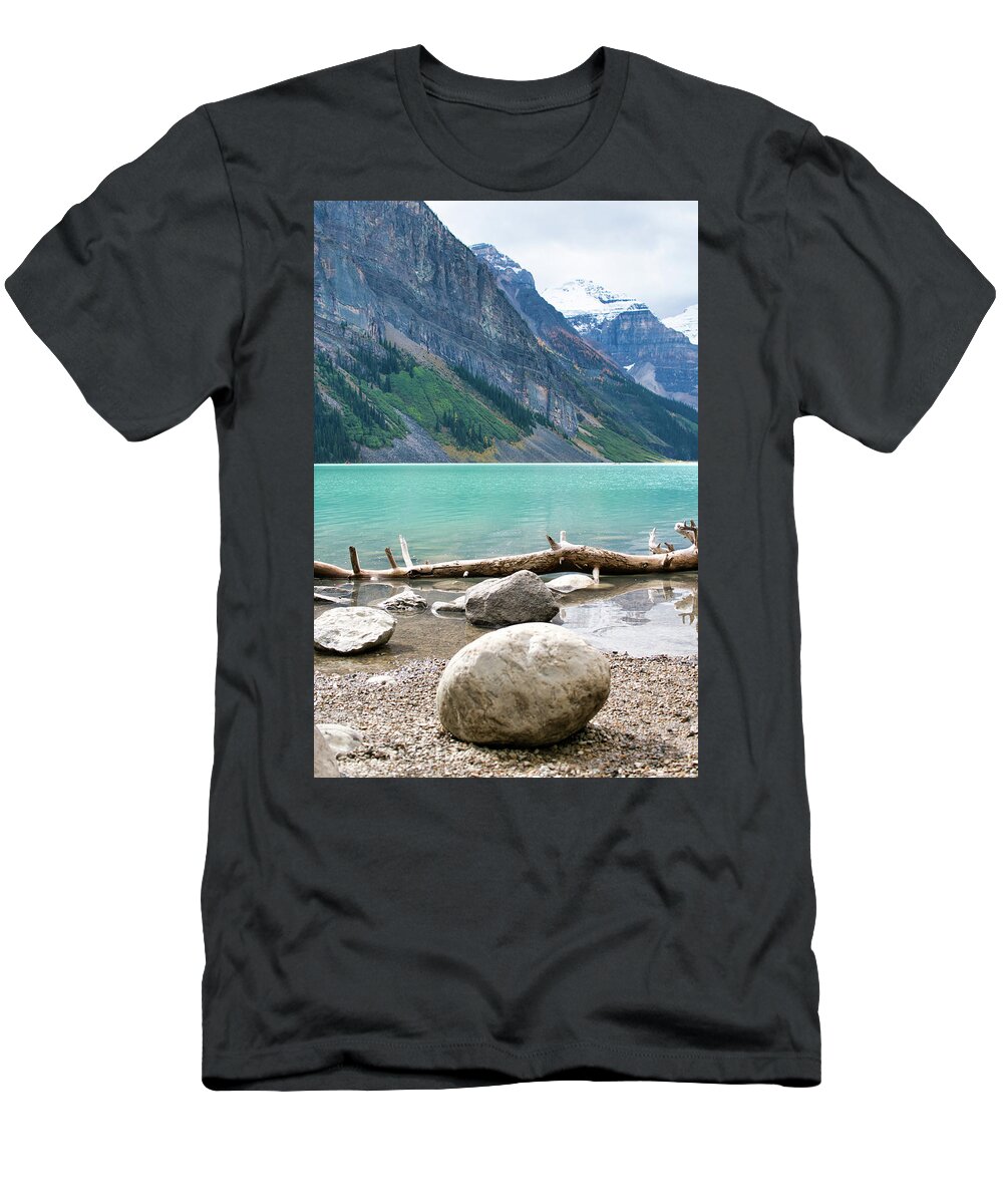 Alberta T-Shirt featuring the photograph Lake Louise by Nick Mares