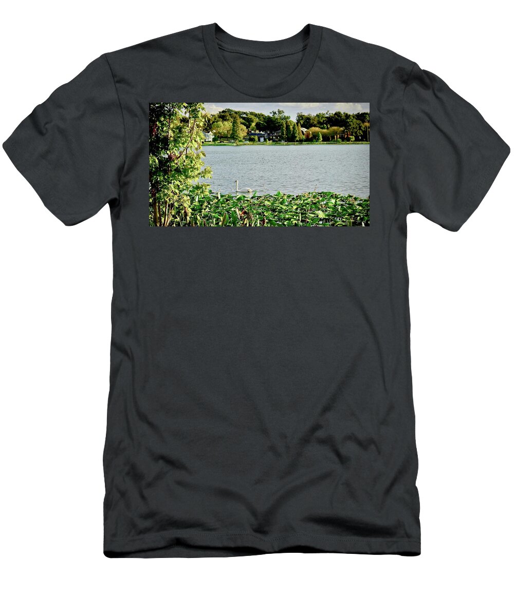 Lake T-Shirt featuring the photograph Lake Morton by Carol Bradley