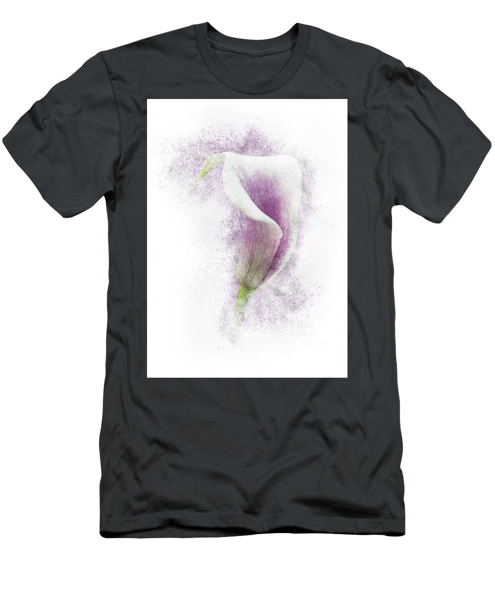 Calla T-Shirt featuring the photograph Lavender Calla Lily Flower by Patti Deters