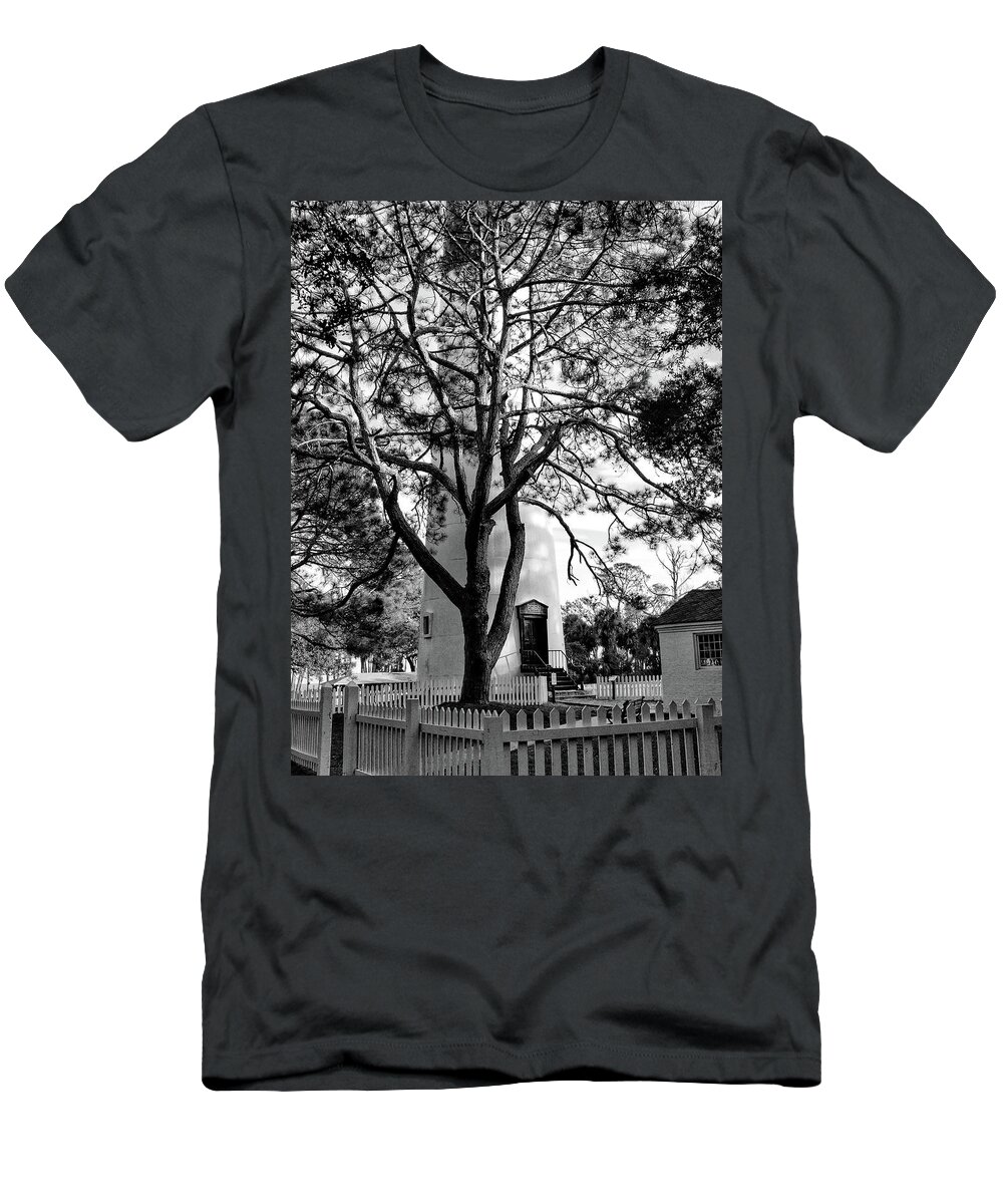 Hunting Island State Park T-Shirt featuring the photograph Lighthouse Labor by Sherry Kuhlkin