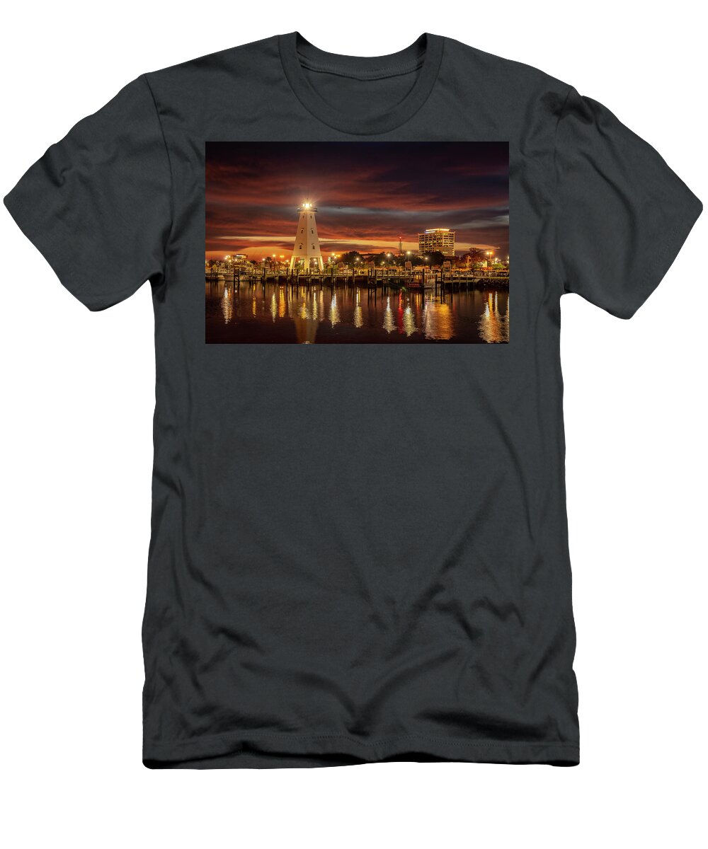 Lighthouse T-Shirt featuring the photograph Lighthouse Reflection by JASawyer Imaging
