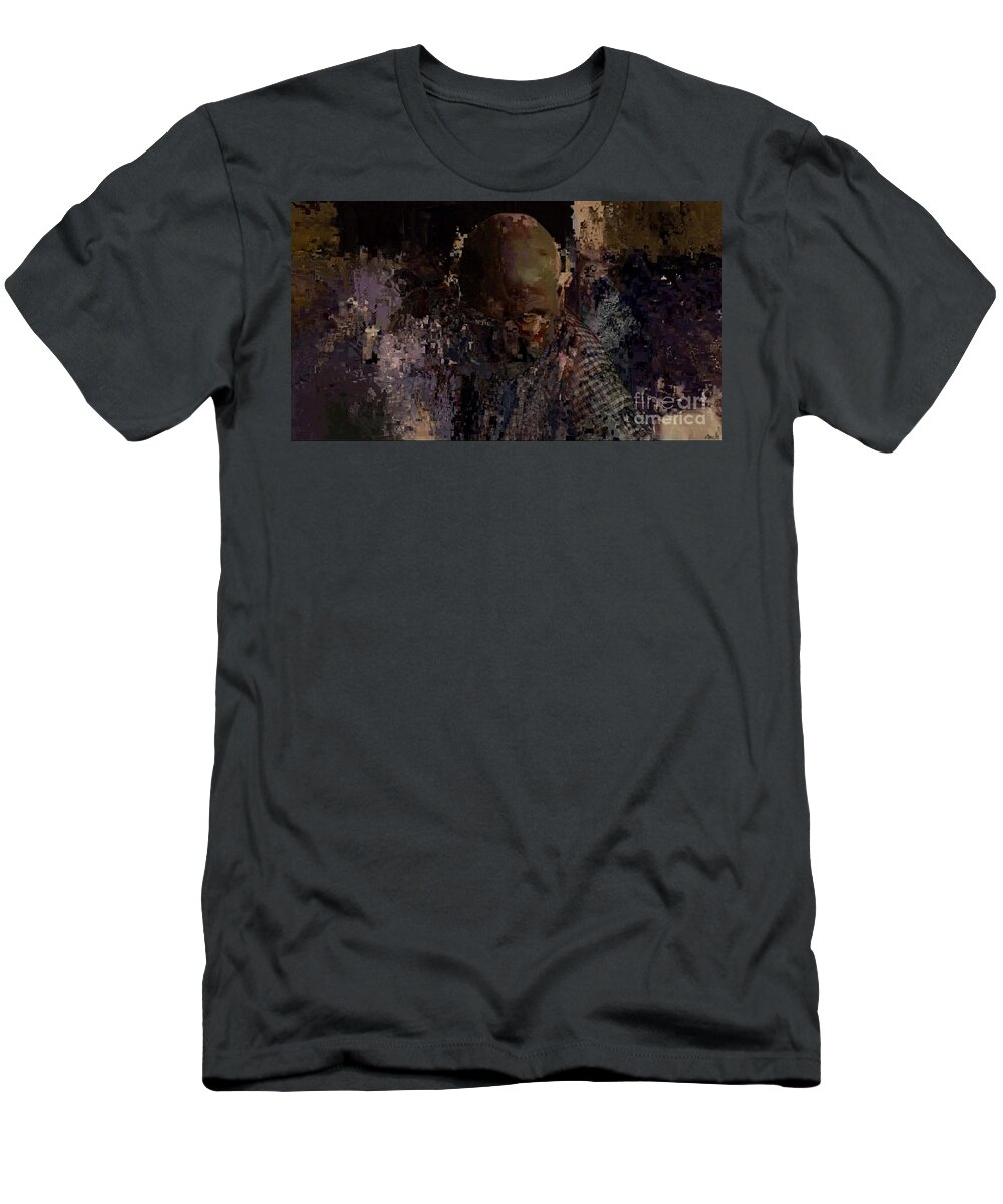 Assembly T-Shirt featuring the painting Look by Archangelus Gallery