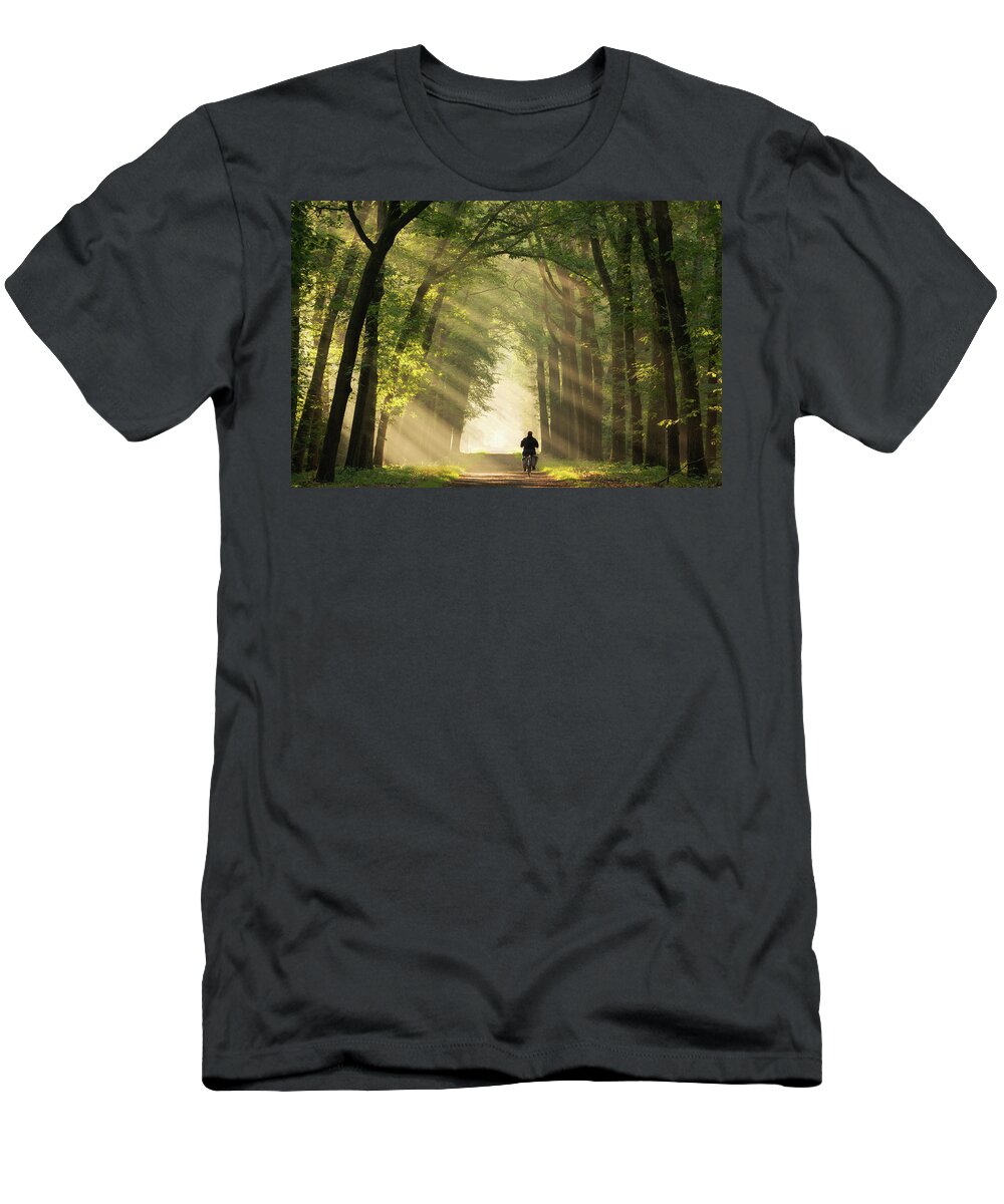  T-Shirt featuring the photograph Lucky by Martin Podt