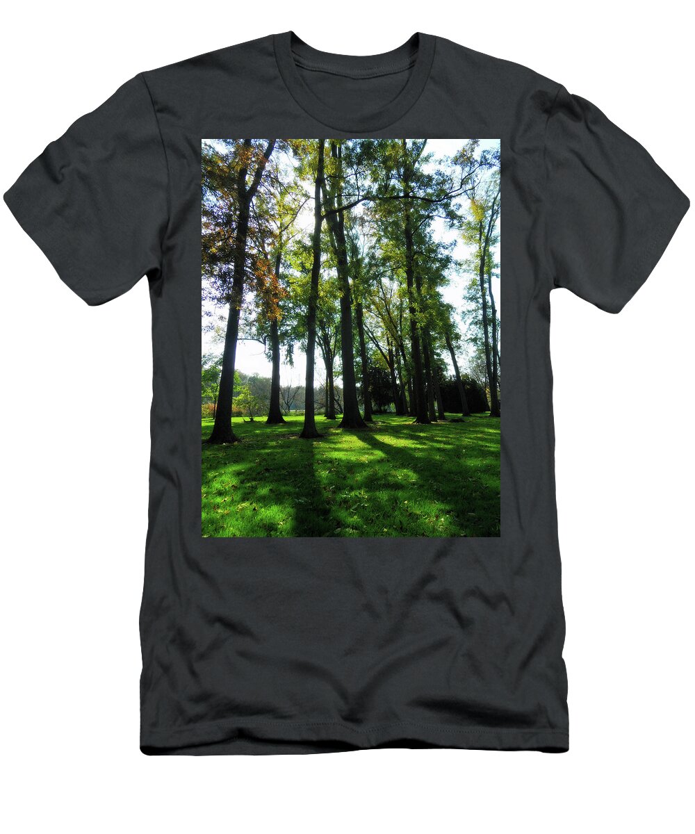 Lulling In The Day T-Shirt featuring the photograph Lulling In The Day by Cyryn Fyrcyd
