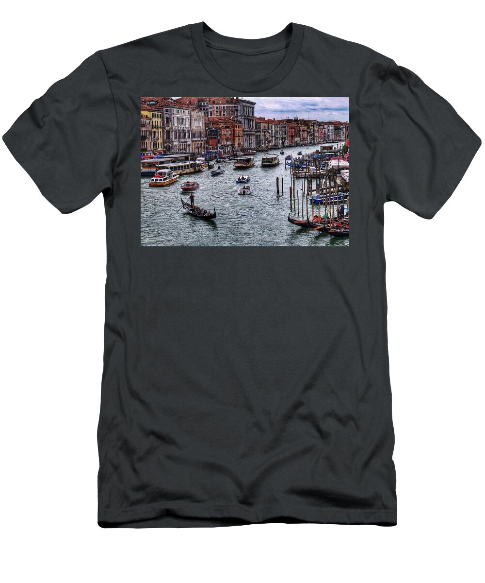 T-Shirt featuring the photograph Main Canal 1 by Al Harden