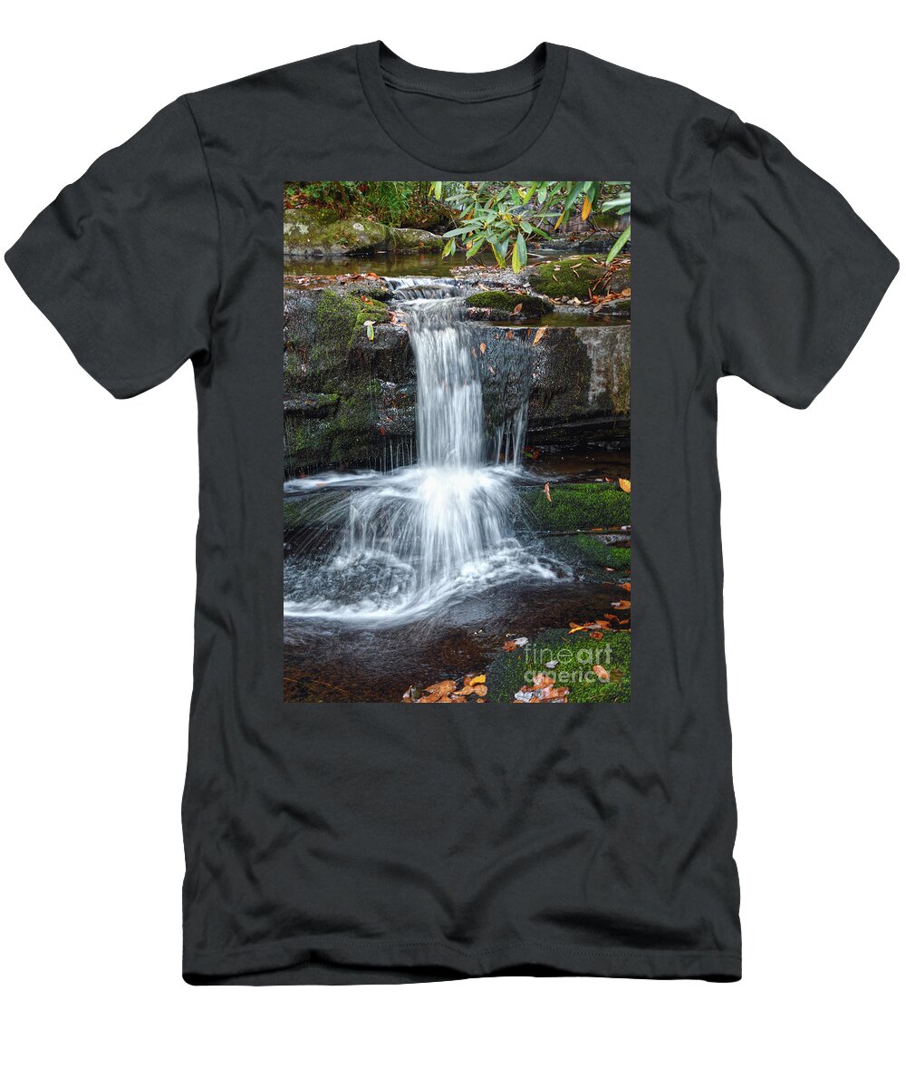 Meigs Falls T-Shirt featuring the photograph Meigs Falls 3 by Phil Perkins