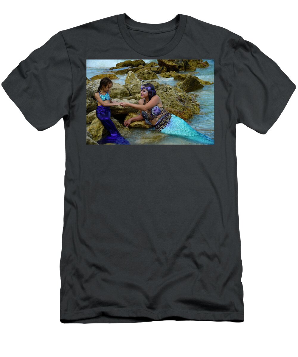 Mermaid T-Shirt featuring the photograph Mermaid Bond by Keith Lovejoy