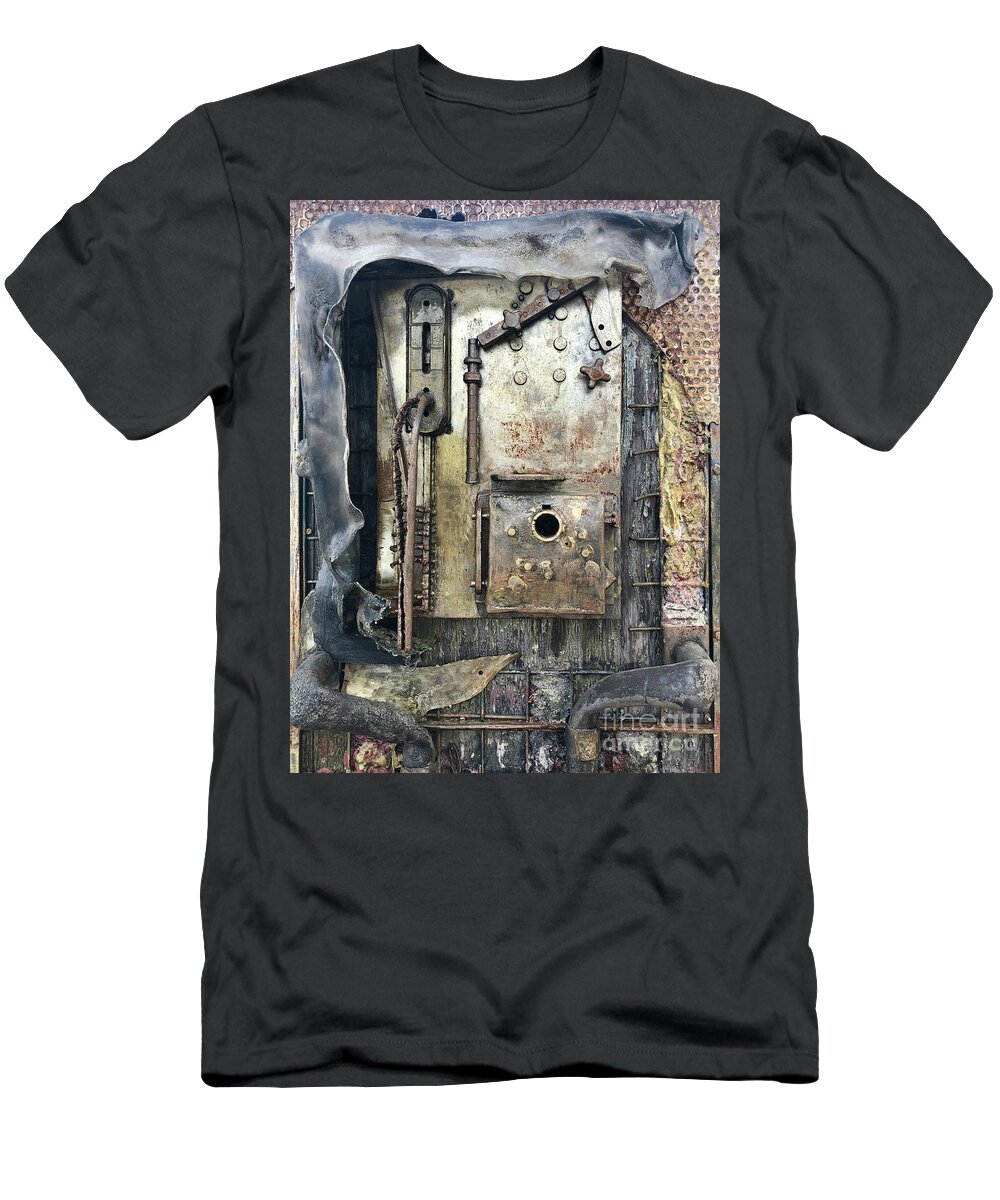 Metal Sculpture T-Shirt featuring the photograph Metal Sculpture by Flavia Westerwelle
