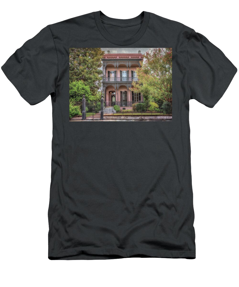 Garden District T-Shirt featuring the photograph Morris Israel House by Susan Rissi Tregoning