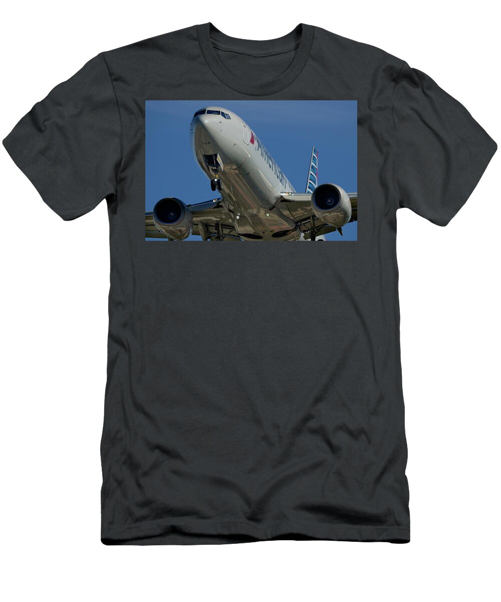 Phenicie T-Shirt featuring the photograph Near Touchdown by James David Phenicie