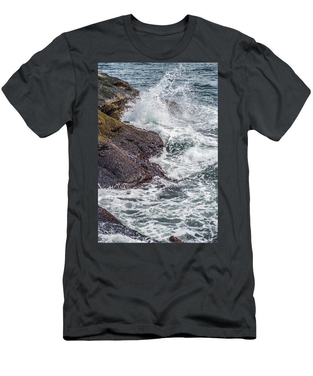 Coast T-Shirt featuring the photograph Newport Rhode Island Coastline by Alex Grichenko