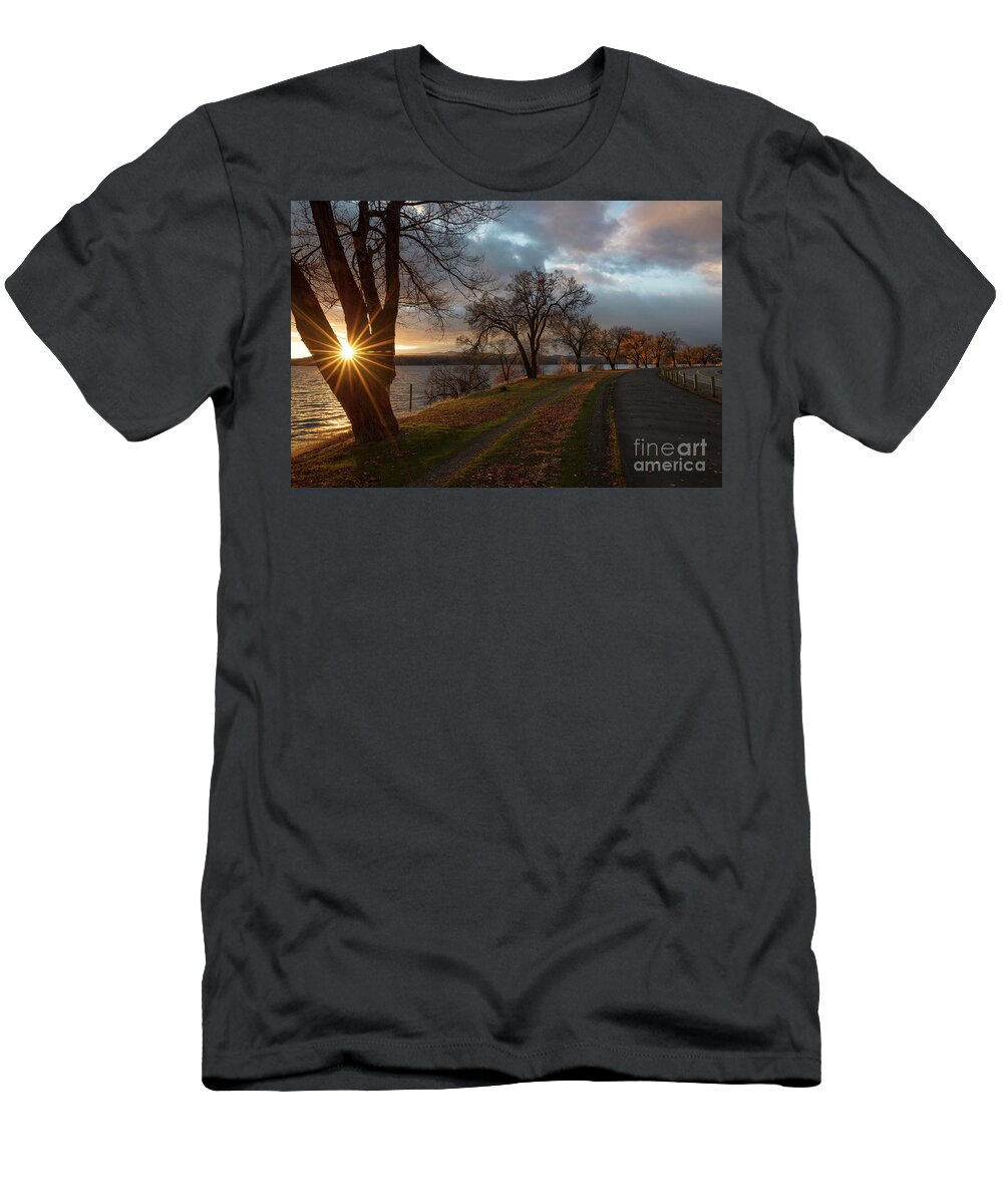 Cda T-Shirt featuring the photograph North Shore Sun by Idaho Scenic Images Linda Lantzy