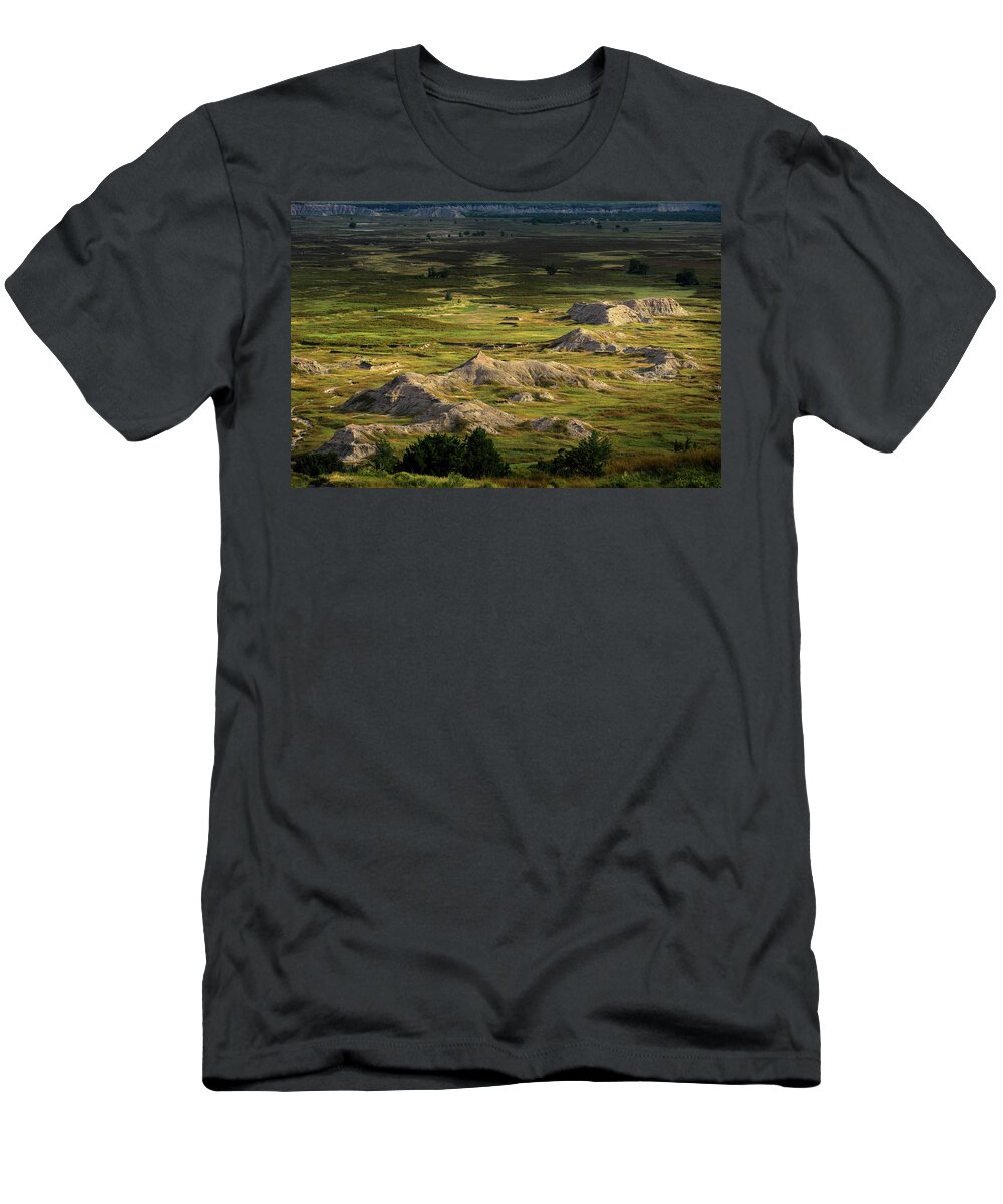 Landscape T-Shirt featuring the photograph Not So Badlands by James Covello