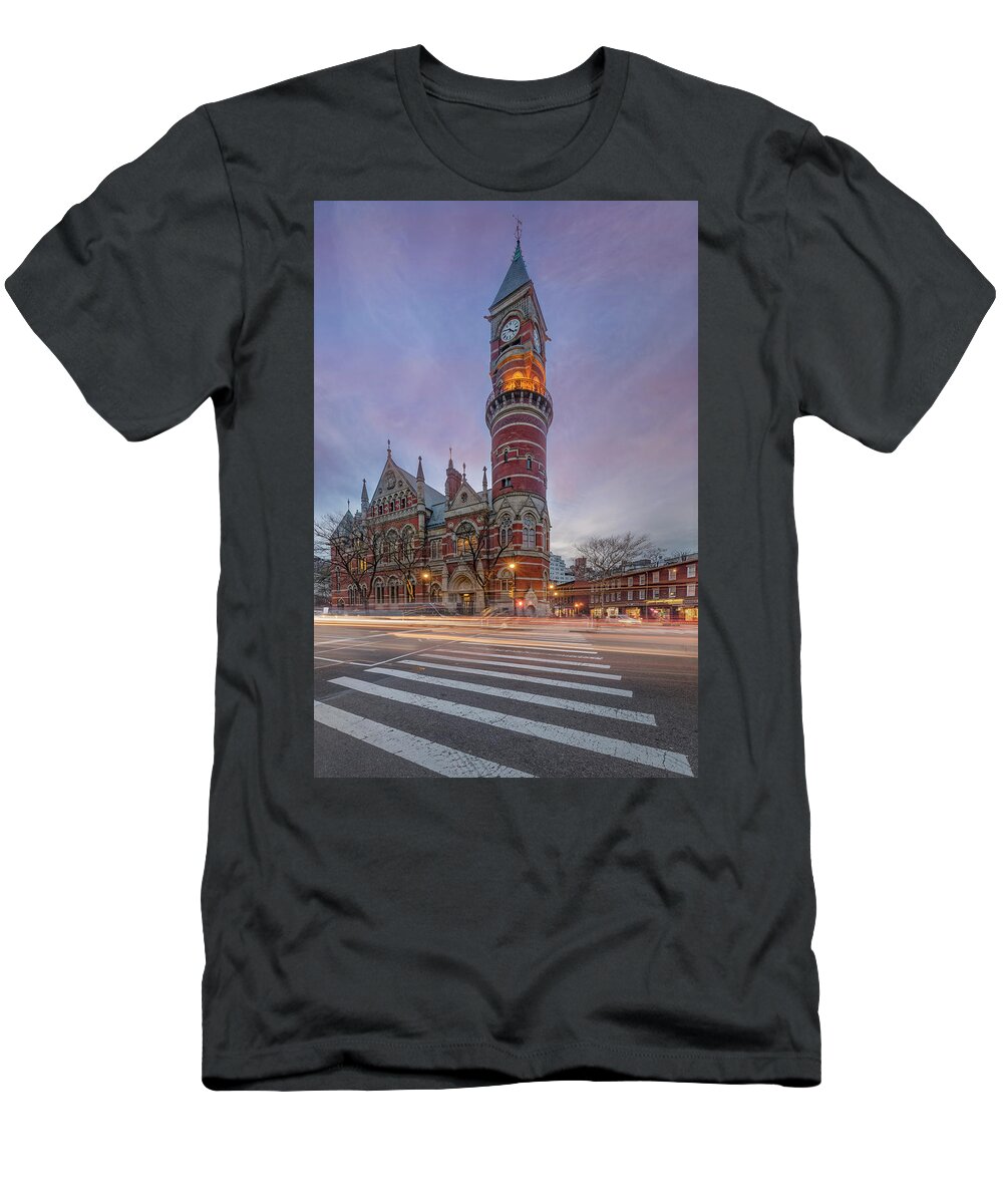 Nypl T-Shirt featuring the photograph NYPL Jefferson Market Branch by Susan Candelario