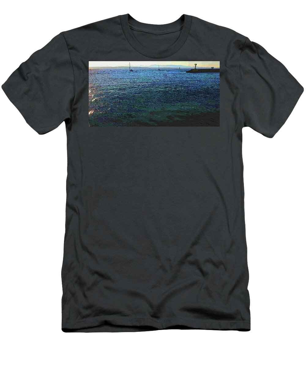 Ocean T-Shirt featuring the photograph Ocean Expanse by Robert Bissett