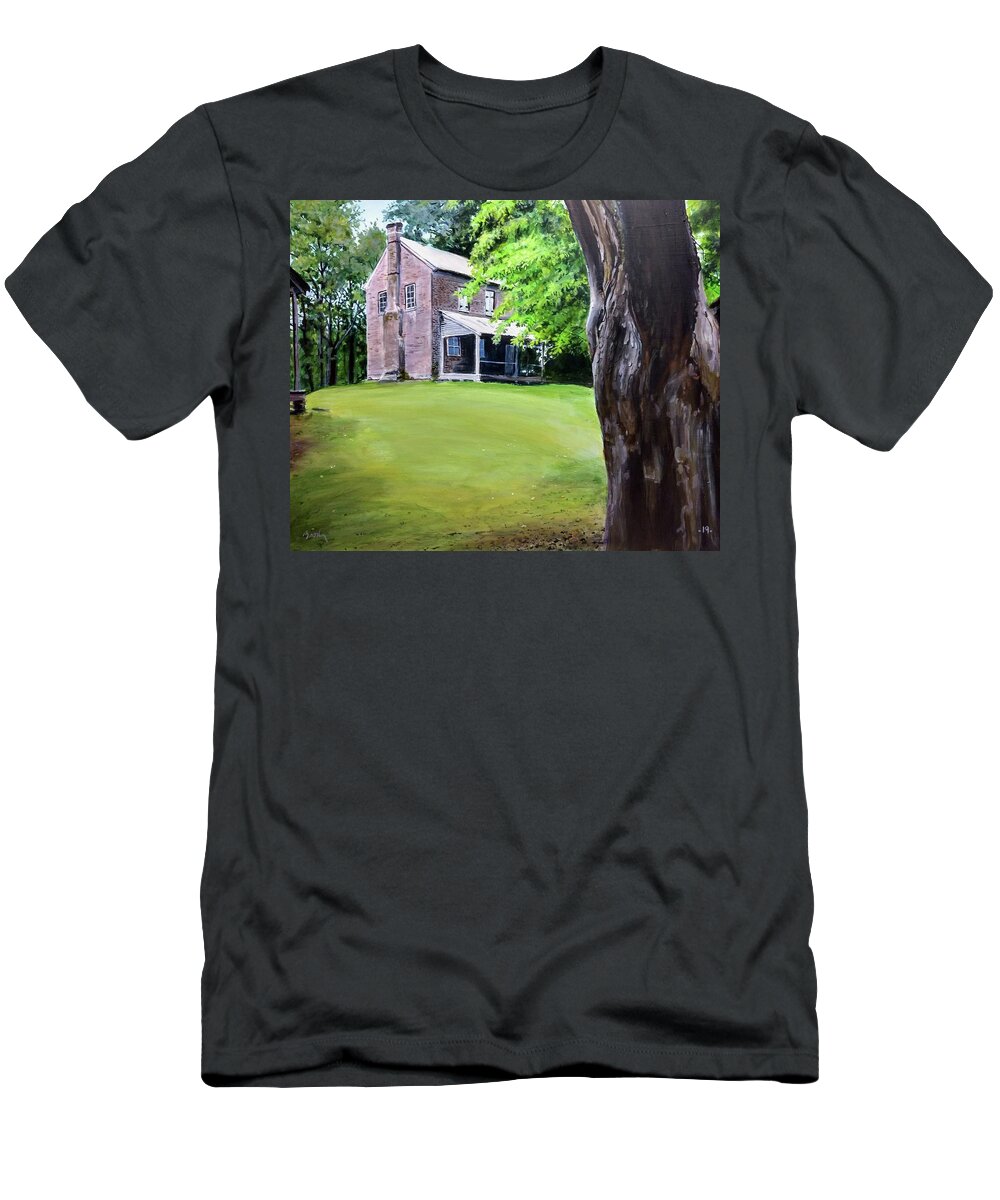 Landscape T-Shirt featuring the painting Oconee Station by William Brody