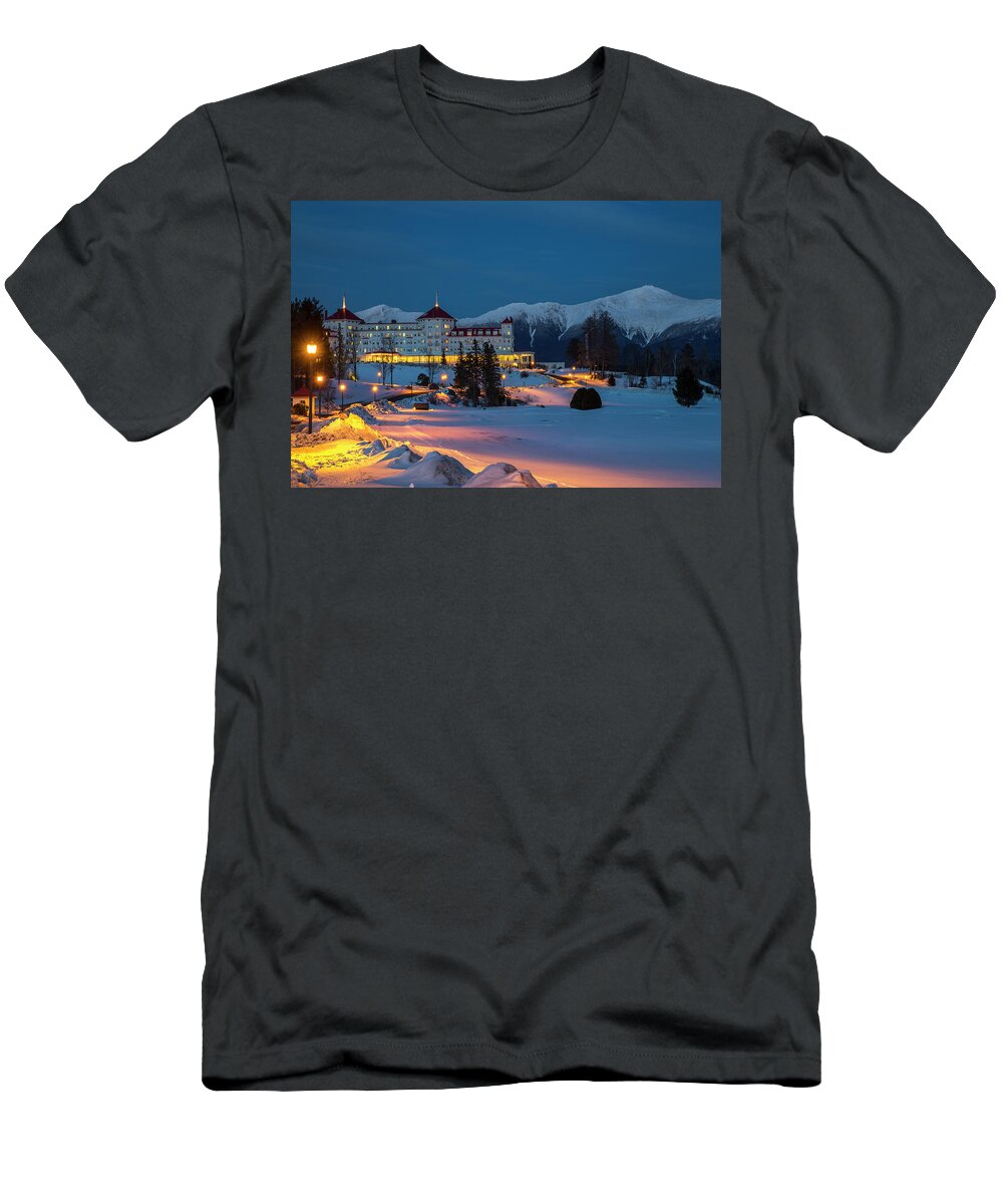 Omni T-Shirt featuring the photograph Omni Night Glow by White Mountain Images