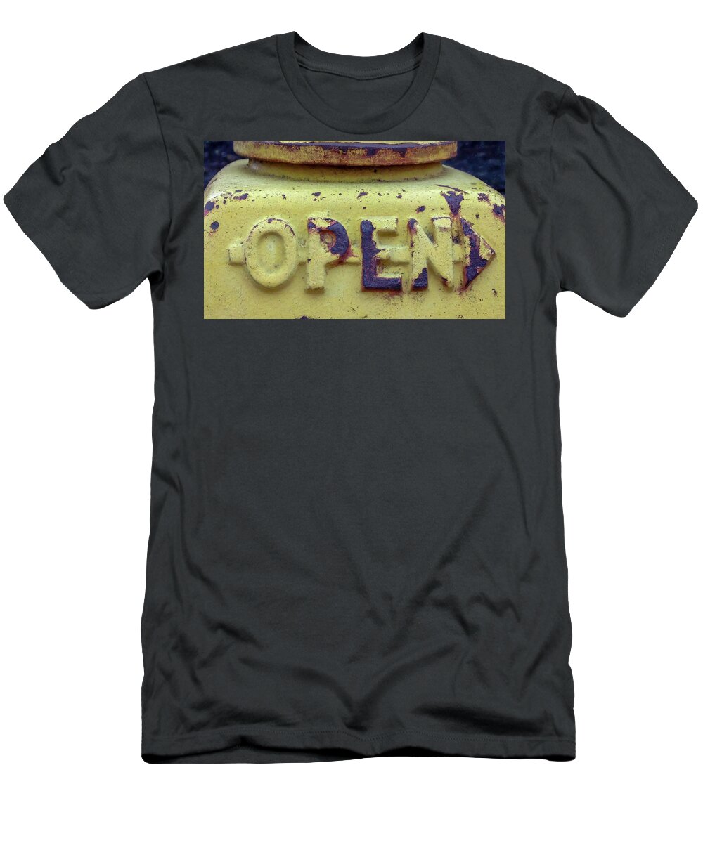 Open T-Shirt featuring the photograph Open by Jean Noren