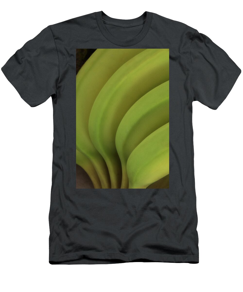 Banana T-Shirt featuring the photograph Organic Curves - Bananas by Mitch Spence