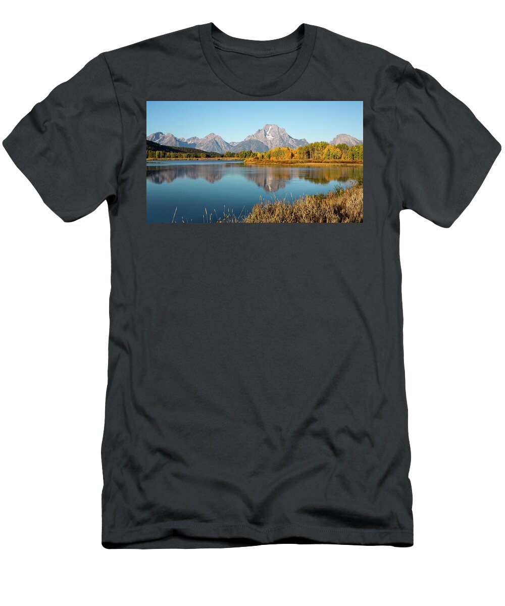 Animal T-Shirt featuring the photograph Oxbow Bend Grand Teton by Alex Mironyuk