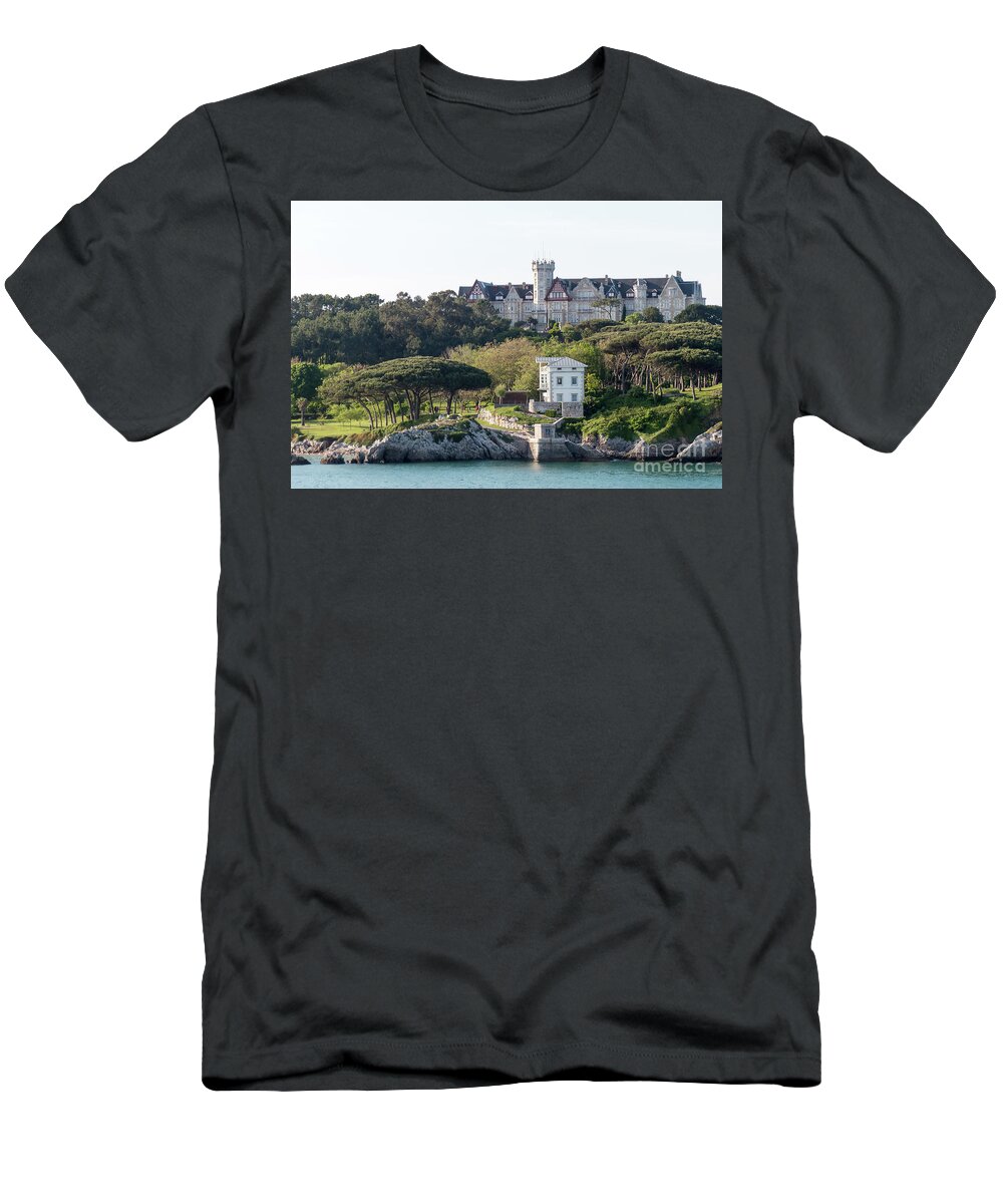 Cantabria T-Shirt featuring the photograph Palacio de la Magdalena by Rod Jones