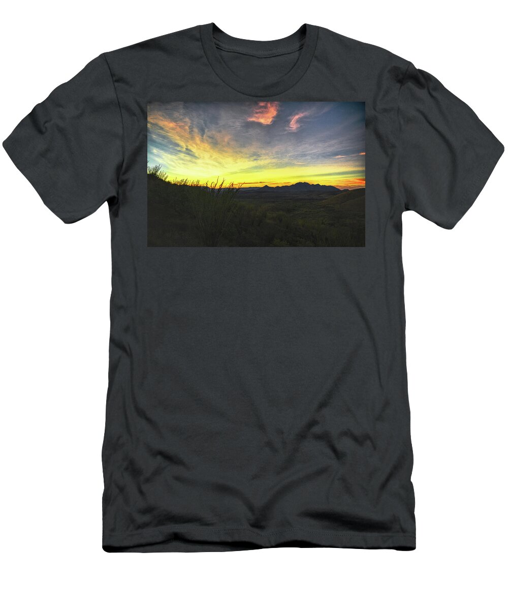 Sunset T-Shirt featuring the photograph Patagonia Skies by Chance Kafka