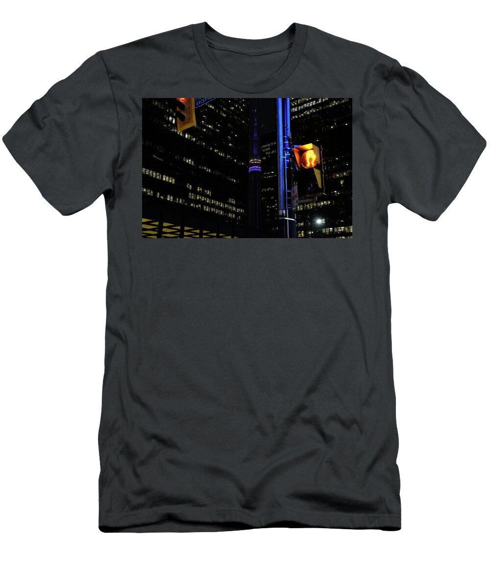 Cn Tower T-Shirt featuring the photograph Peekaboo Landmark by Kreddible Trout