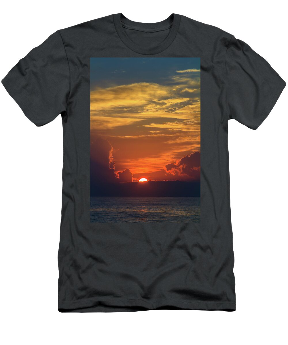 Sunrise T-Shirt featuring the photograph Peeking Sunshine by Briand Sanderson