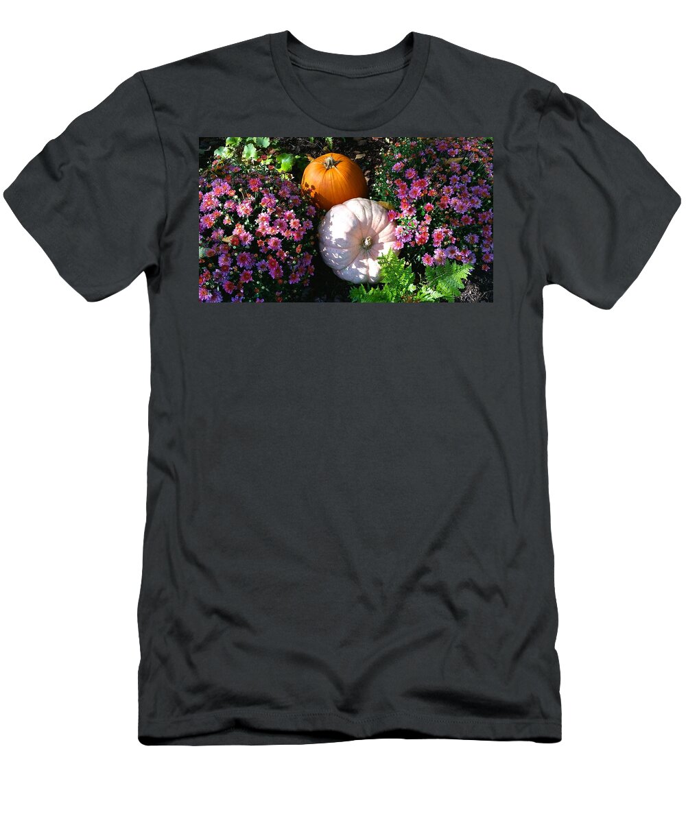 Pumpkin T-Shirt featuring the photograph Perfect Pumpkins by Ally White