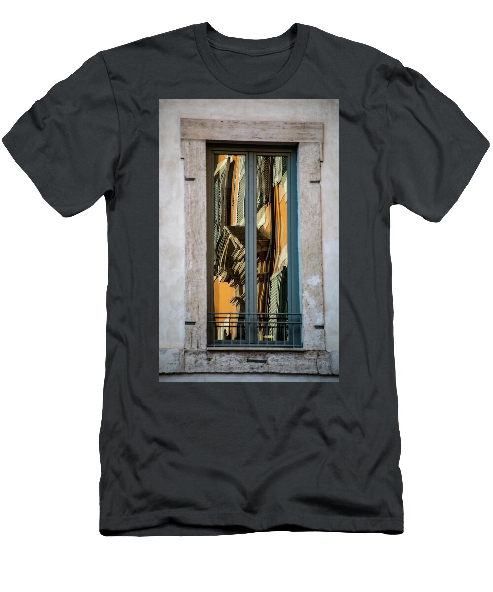 Italia T-Shirt featuring the photograph Piazza della Trinita dei Pellegrini by Joseph Yarbrough