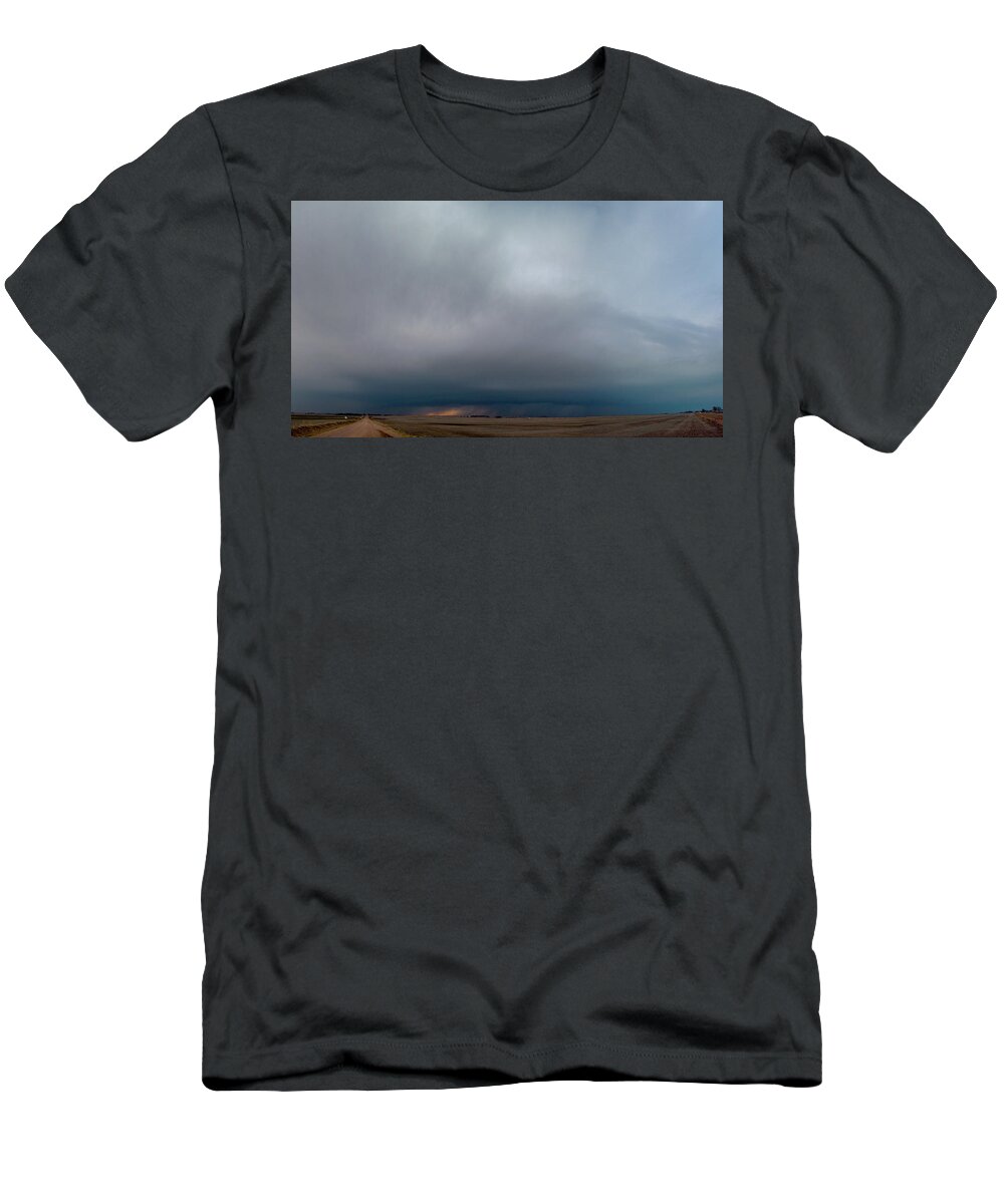 Nebraskasc T-Shirt featuring the photograph Picturesque Nebraska Storm 002 by Dale Kaminski