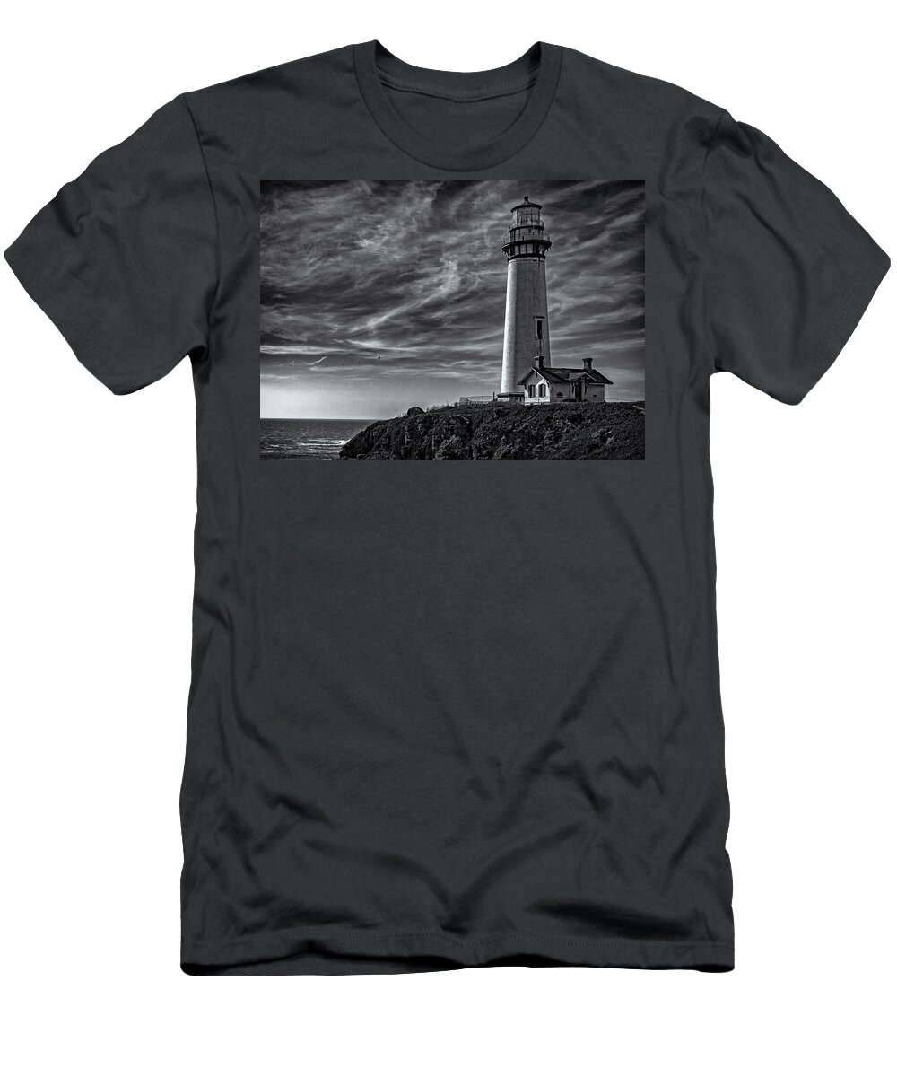 Photographs T-Shirt featuring the photograph Pigeon Point Light Station by John A Rodriguez