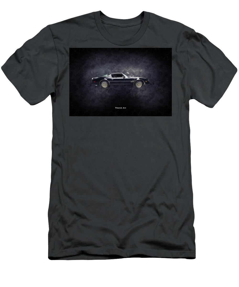 Pontiac Trans Am T-Shirt featuring the digital art Pontiac Trans Am by Airpower Art