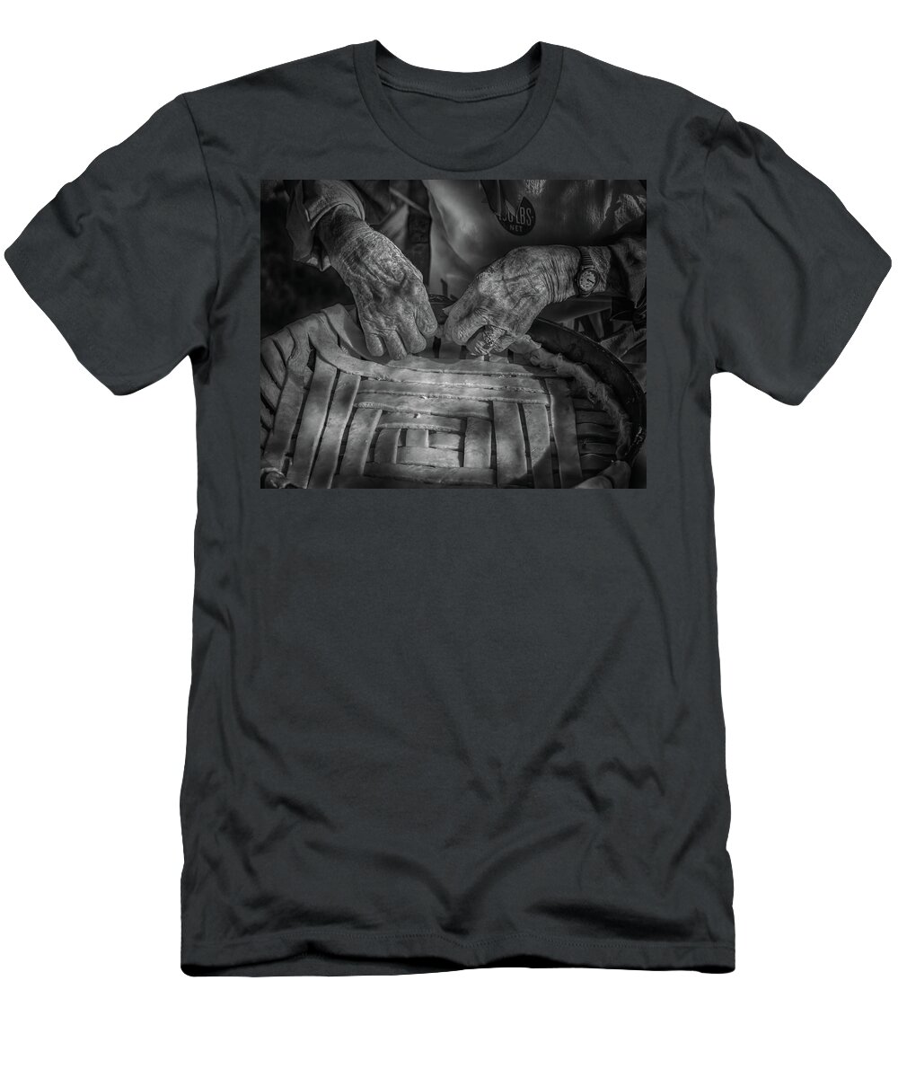 Hands T-Shirt featuring the photograph Practiced Hands by Harriet Feagin