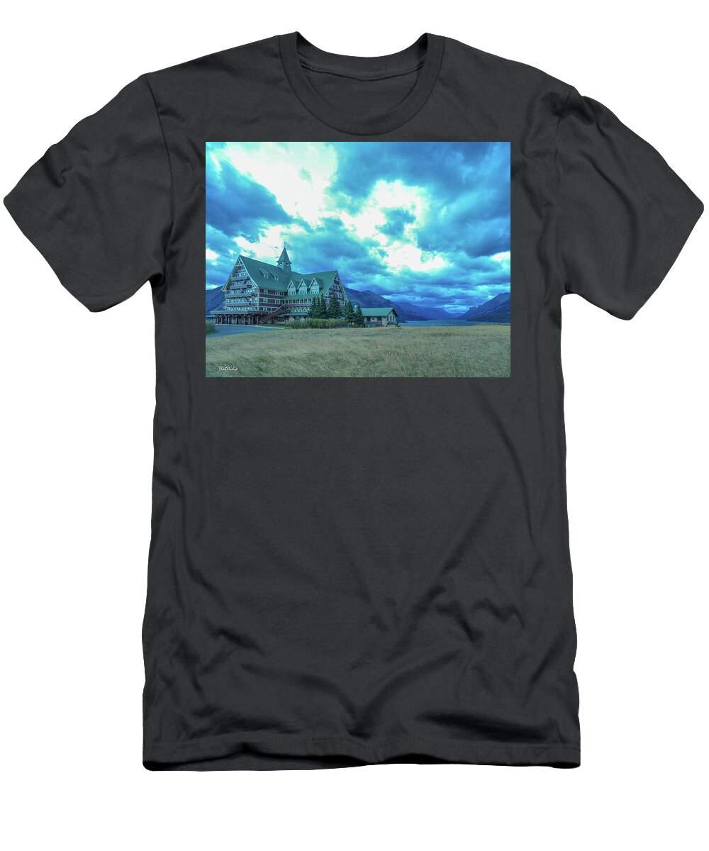 Prince Of Wales Hotel T-Shirt featuring the photograph Prince of Wales Hotel by Tim Kathka