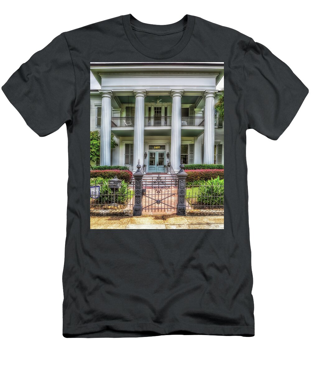 Garden District T-Shirt featuring the photograph Pritchard - Pigott House by Susan Rissi Tregoning
