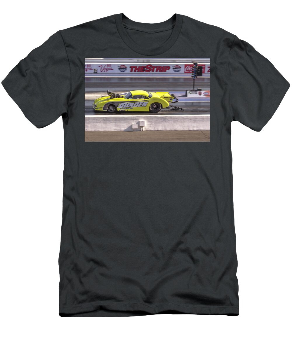 Pro Mod T-Shirt featuring the photograph Pro Mod Corvette by Darrell Foster