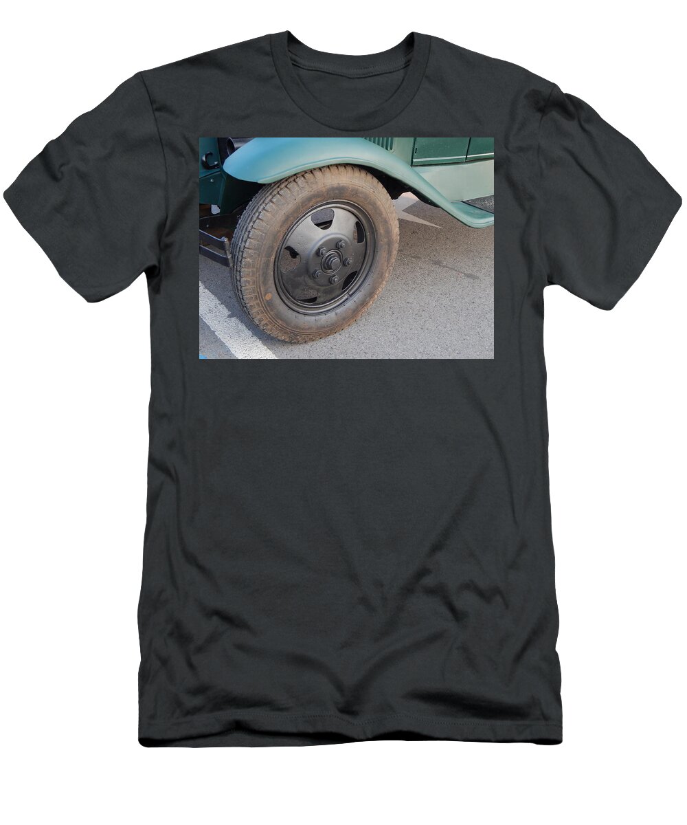 Body T-Shirt featuring the photograph Retro cars parts and body elements by Oleg Prokopenko