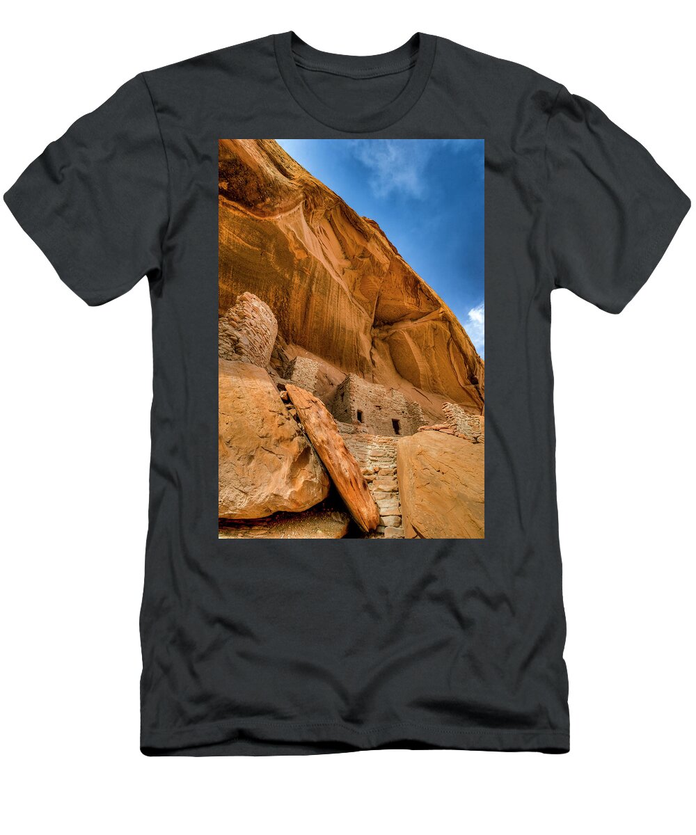 Jeff Foott T-Shirt featuring the photograph River House Ruin In Bears Ears by Jeff Foott